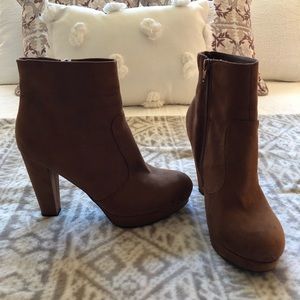 Brown booties